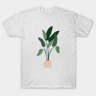 Boho Minimalist potter plants T-Shirt